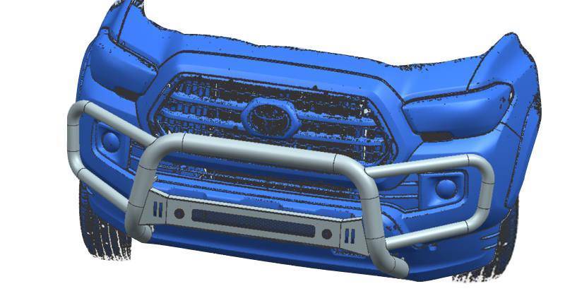Black Horse Offroad BFRN10 Beacon Front Runner 3-in Lighted Bull Bar - image 8