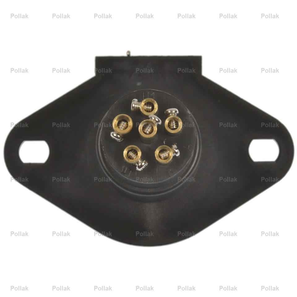 Pollak 12720EP Black Marine Semi-Universal 6-Pin Connector