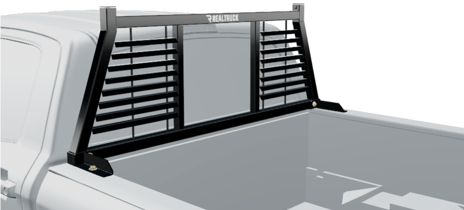 BackRack 147LV Half-Louver Steel Rack with Window Cutout