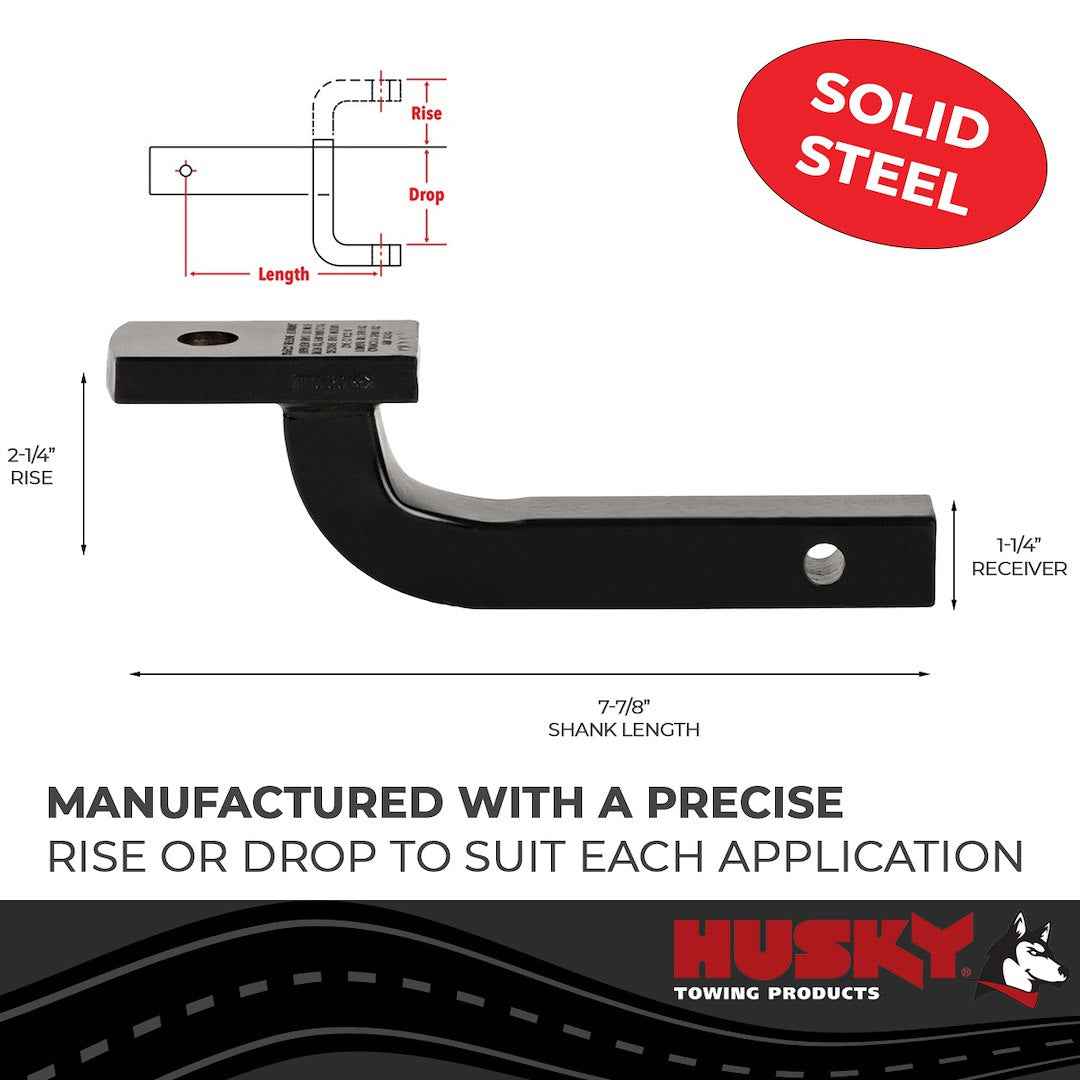 Husky Towing 31342 Class II Ball Mount, 2-7/8-Inch Drop
