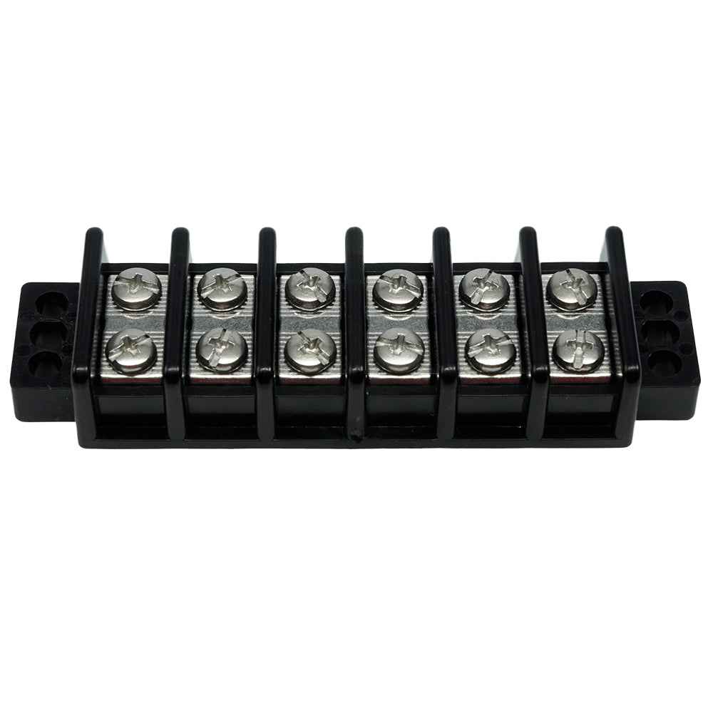 Egis 223006 12-Pole Double-Row Terminal Block, 30A