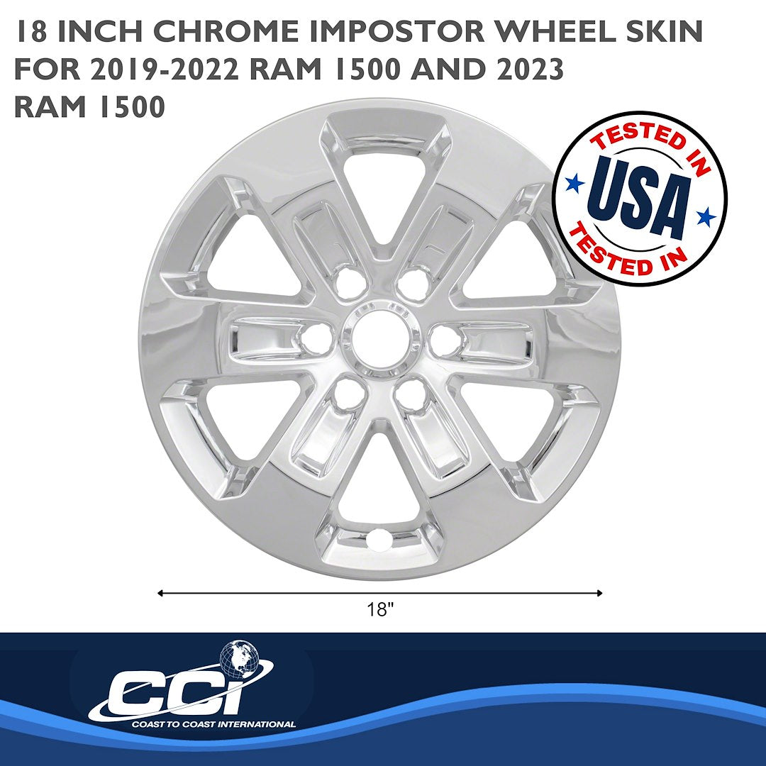 Coast To Coast IMP431X Ram 1500 18-Inch Chrome Skin Set - image 3