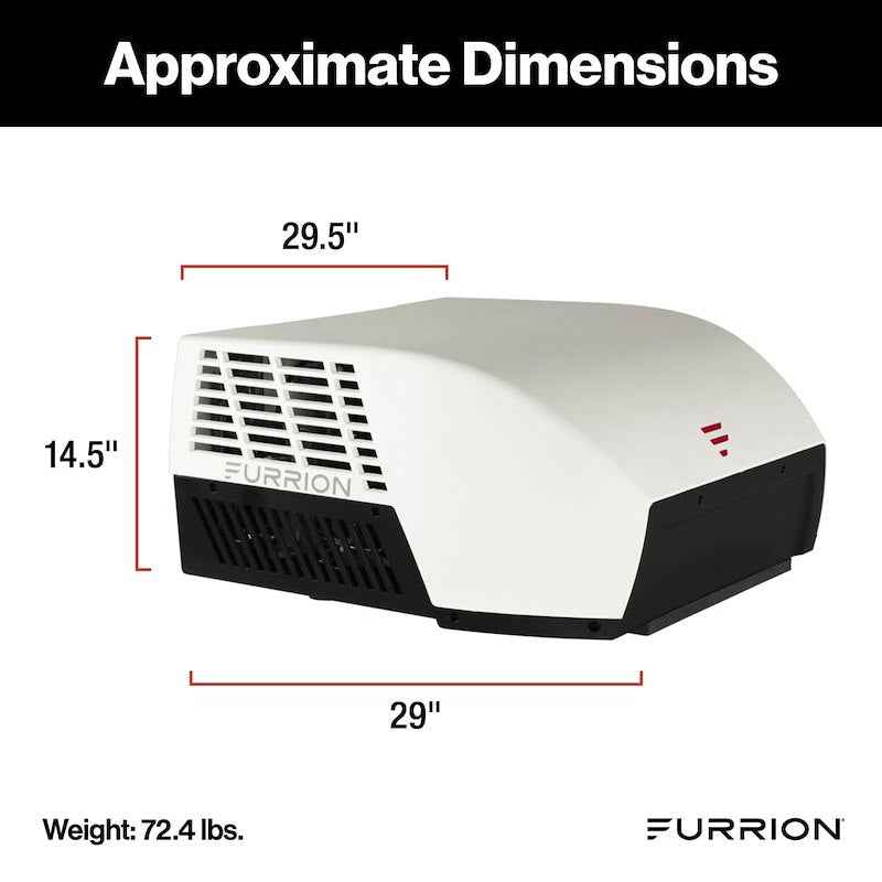 Furrion FACR18VS-SA-PS-AM Chill Cube Rooftop RV A/C 18000 BTU White – image 2