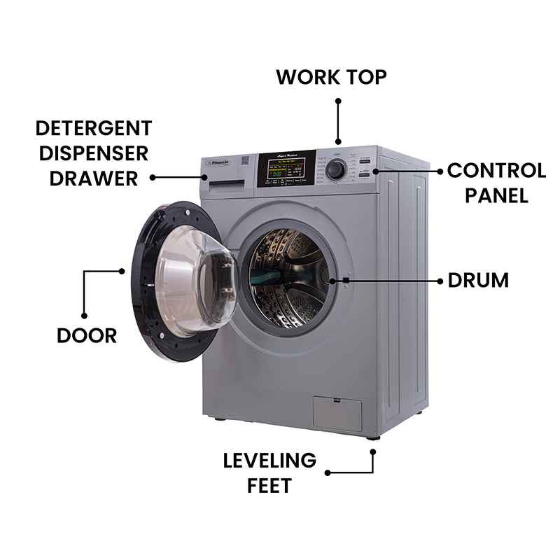 Pinnacle Appliances 22-826 L S Pinnacle Super Washer , 1.6 Cu Ft RV Front Load – image 11