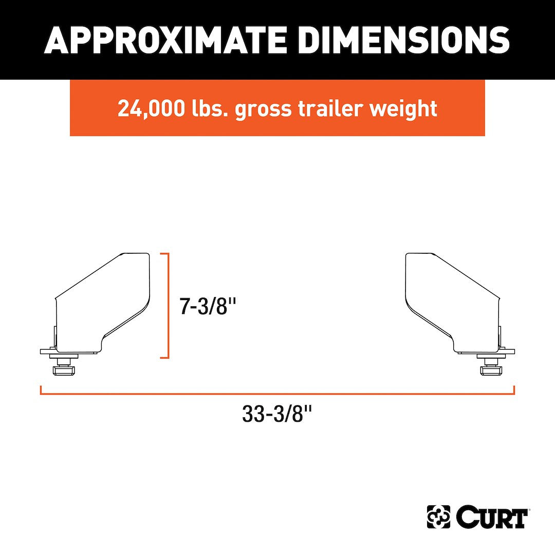 Curt 16017 Fifth Wheel Trailer Hitch Head Support - image 6