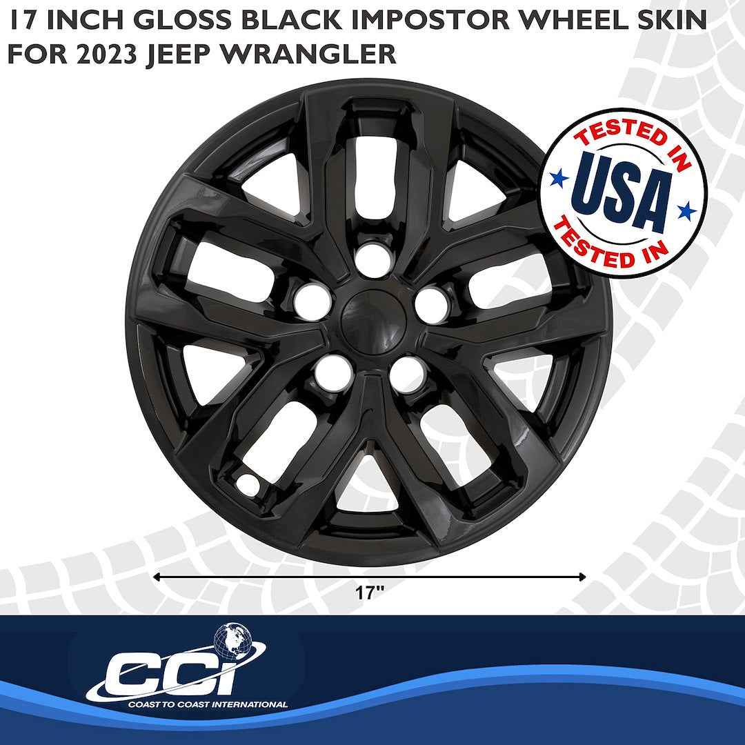 Coast To Coast IMP508BLK Jeep 17-Inch Impostor Skin Set