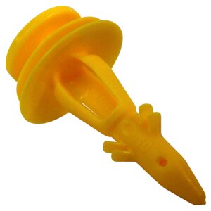 Crown Automotive 6502991 Yellow One-Piece Panel Pin, 17.7 mm Head - image 3