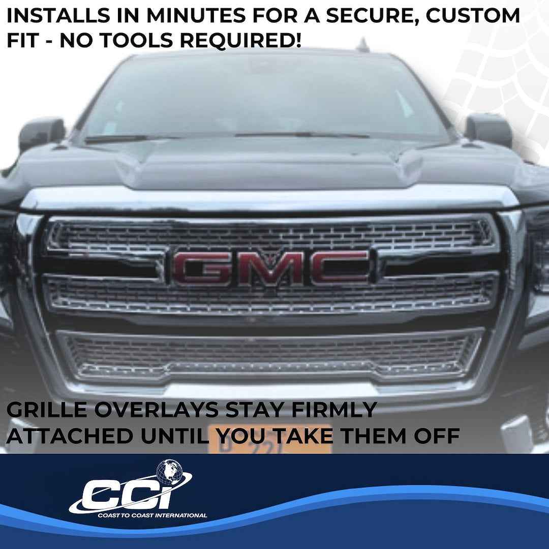 Coast To Coast GI179 Yukon XL Camera-Free Chrome Grille Trim