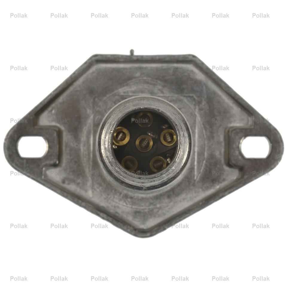 Pollak 11609EP Silver 6-Pin Vehicle Socket with Drain Slot