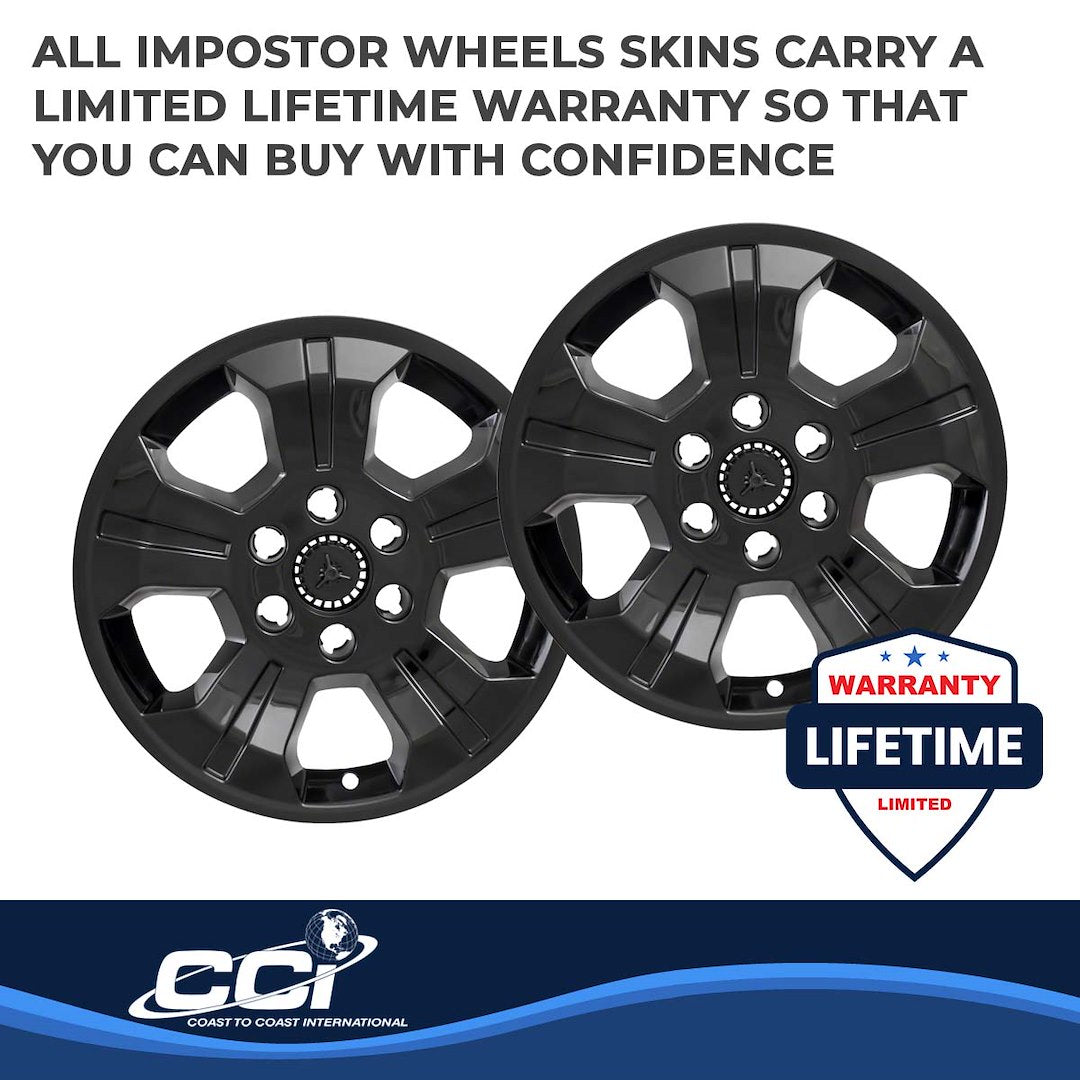 Coast To Coast IMP392BLK Silverado 18-Inch Black Skin Set - image 3