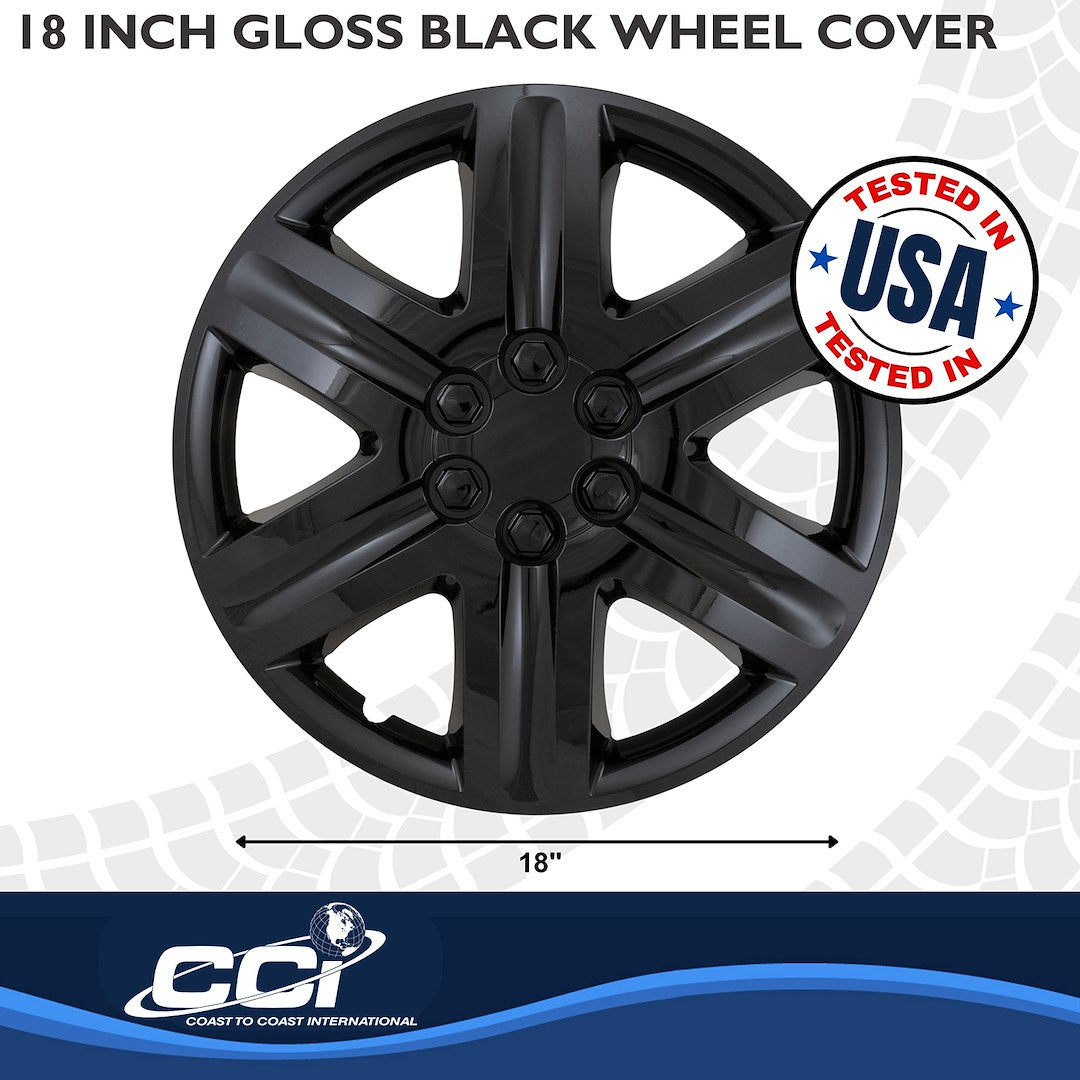 Coast To Coast 43118BLK Five-Spoke Covers for Steel Wheels - image 3