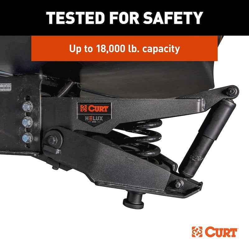 CURT 2024044567 Helux Air-Ride Gooseneck Fifth Wheel Trailer Hitch Pin Box – image 5