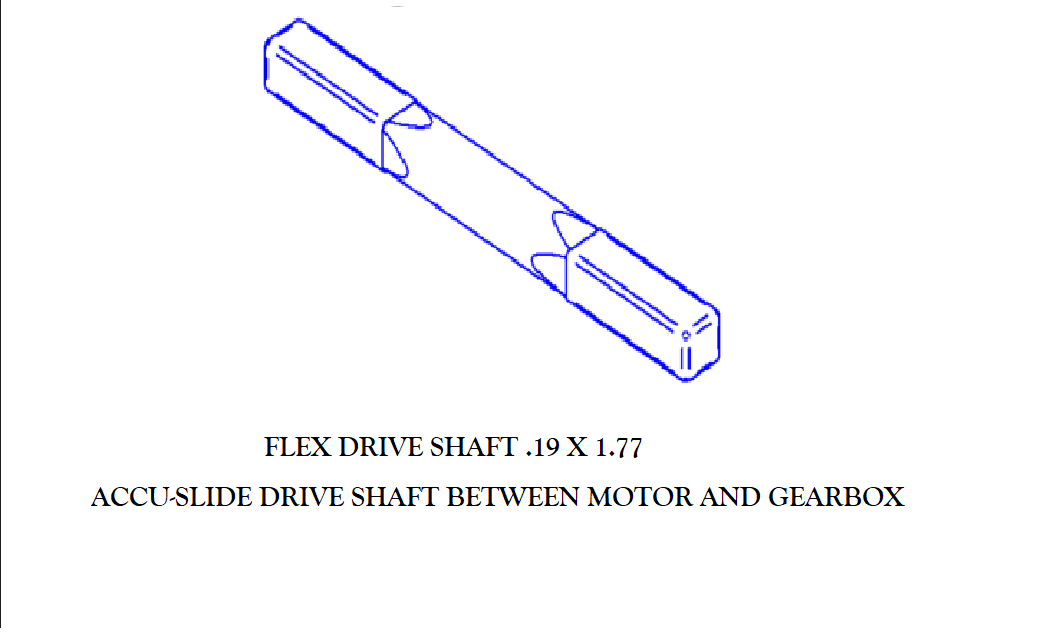 BAL RV 854769 Accu-Slide Replacement Drive Shaft