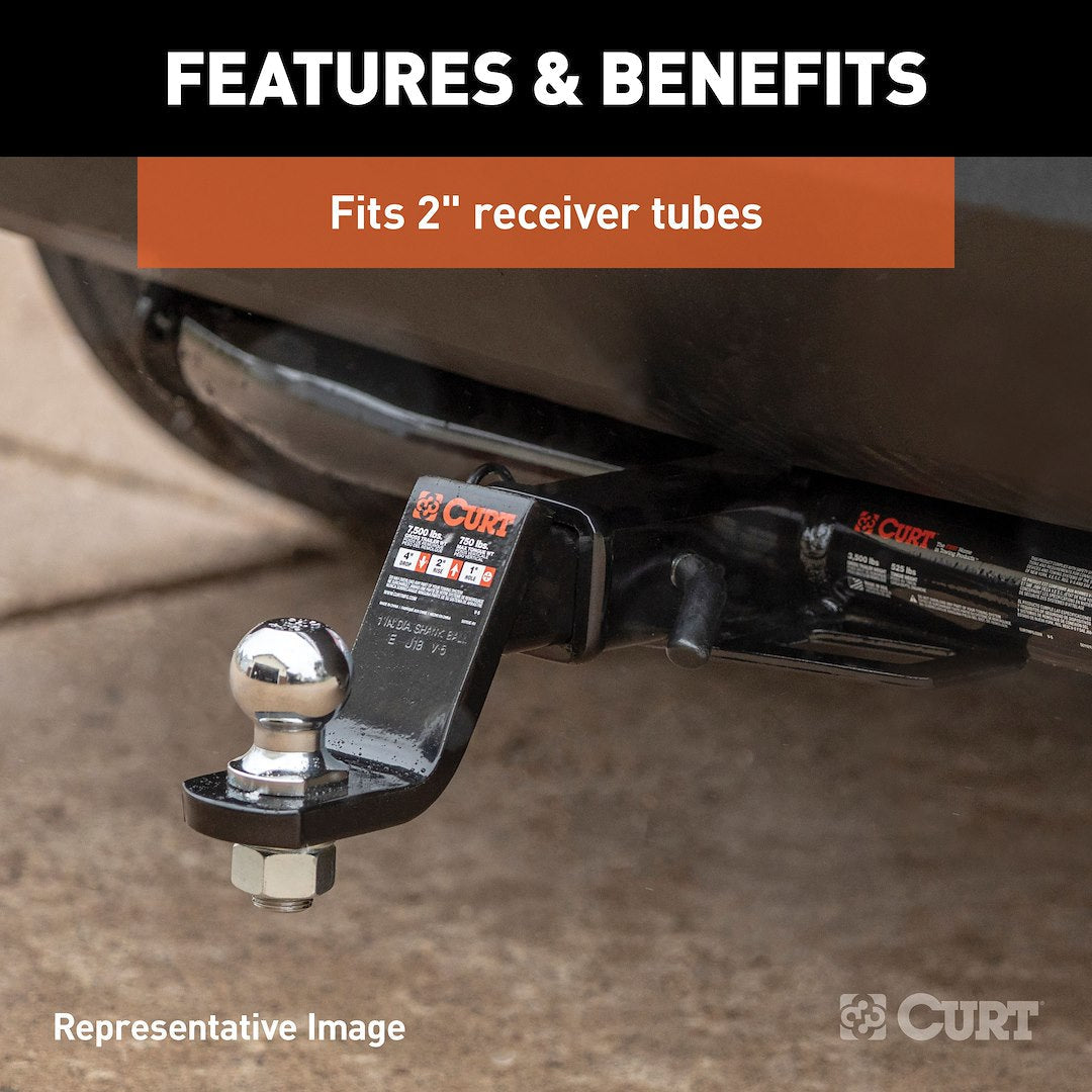 Curt 45856 Trailer Hitch Ball Mount - image 4