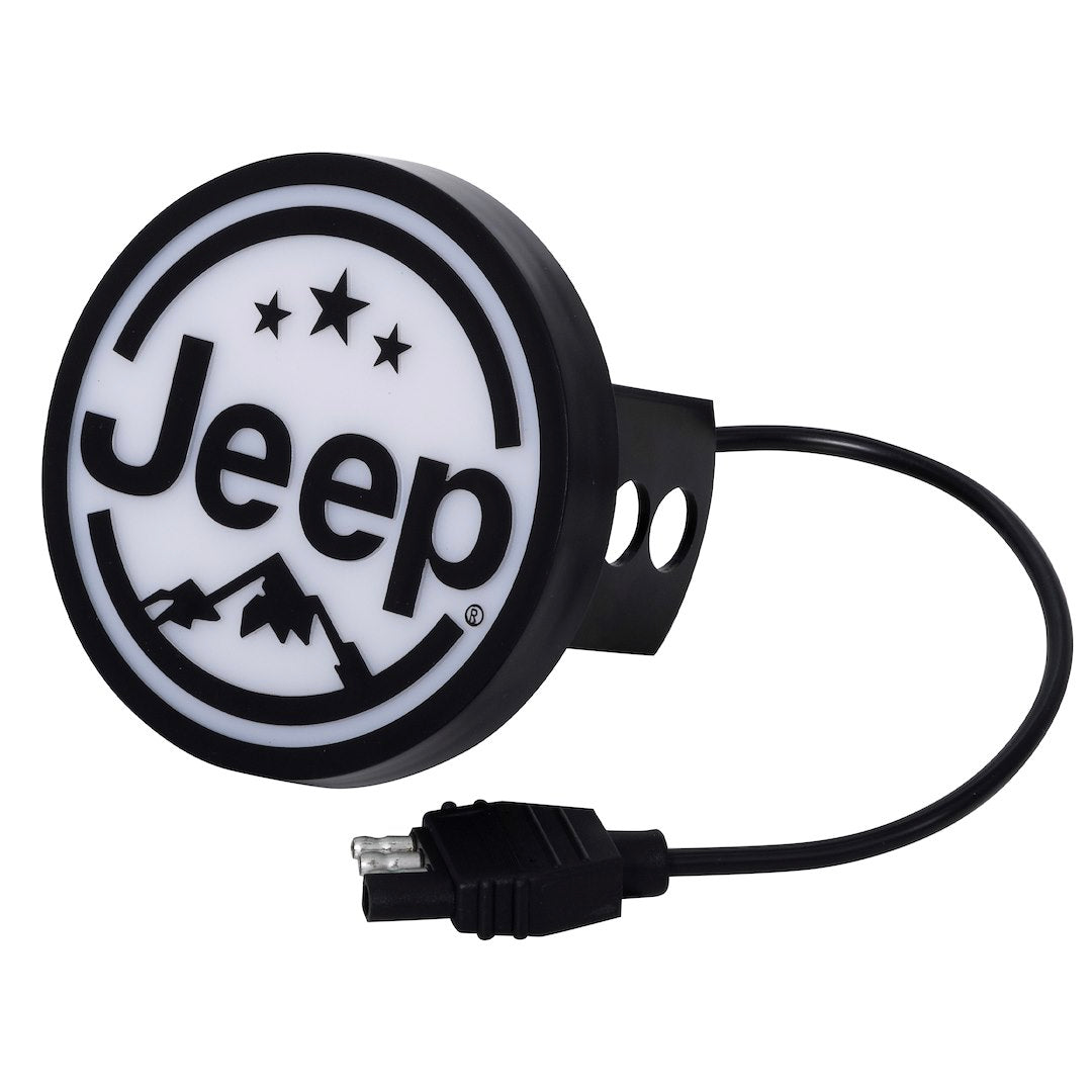 Plasticolor 002315R01 Jeep Illuminated Receiver Cover