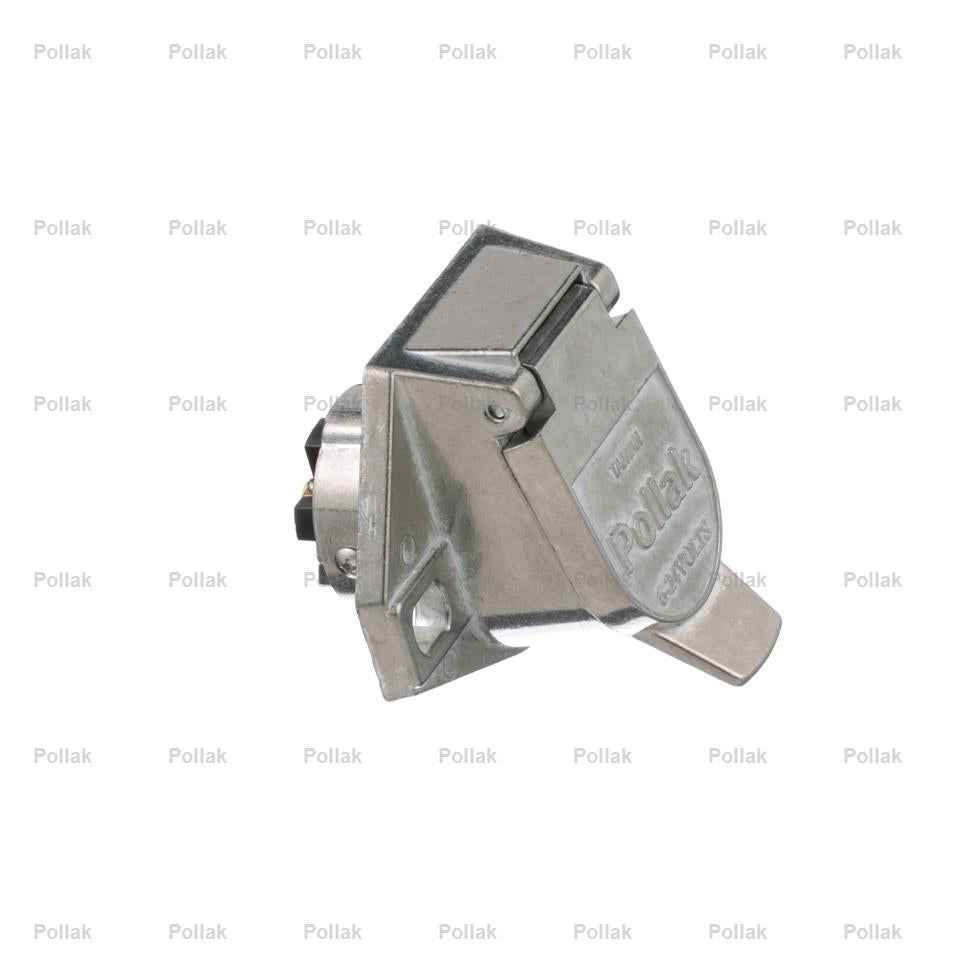Pollak 11720EP Silver 7-Pin Vehicle-End Interchangeable Socket