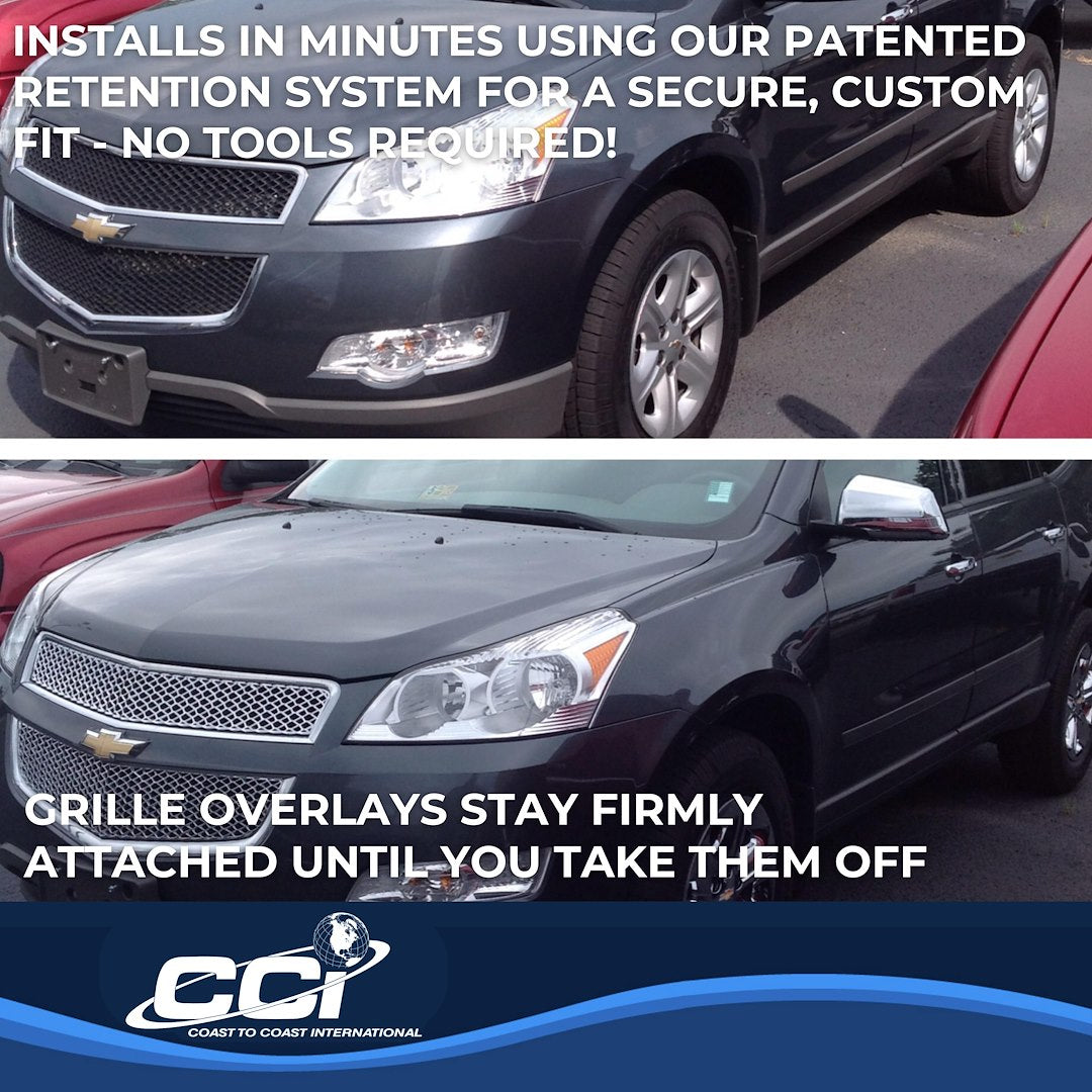 Coast To Coast GI75 Traverse Chrome Mesh Grille Trim Kit - image 4