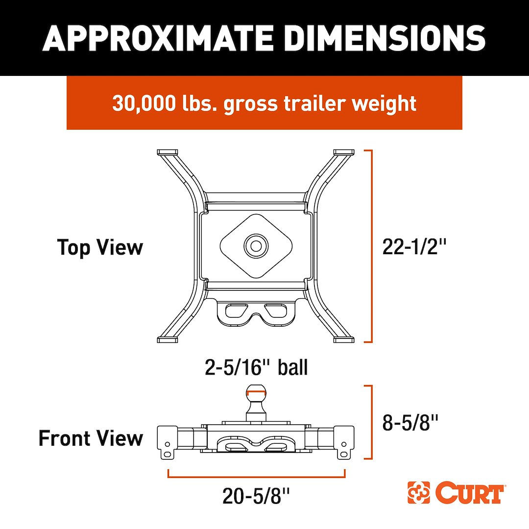 Curt 16090 Gooseneck Trailer Hitch - image 2
