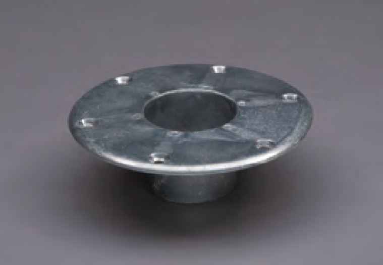 Heng's Industries HG-RB RV Table Leg Base, Recessed Round Flush Mount 6-1/2" Steel – image 1