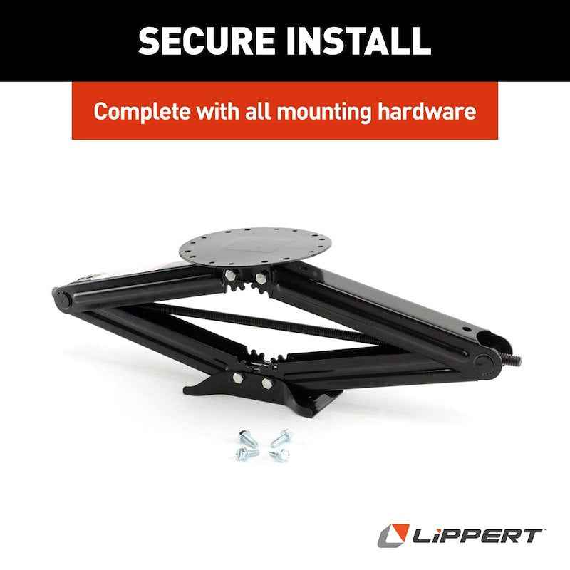 Lippert Components 285332 Scissor Jack, 6000 lb Manual RV Leveling Jack 30 Inch Lift – image 4