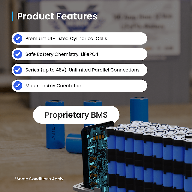 Battle Born Batteries BBGC3H Battle Born Lithium Deep Cycle Heated Battery Group GC3 12V – image 4