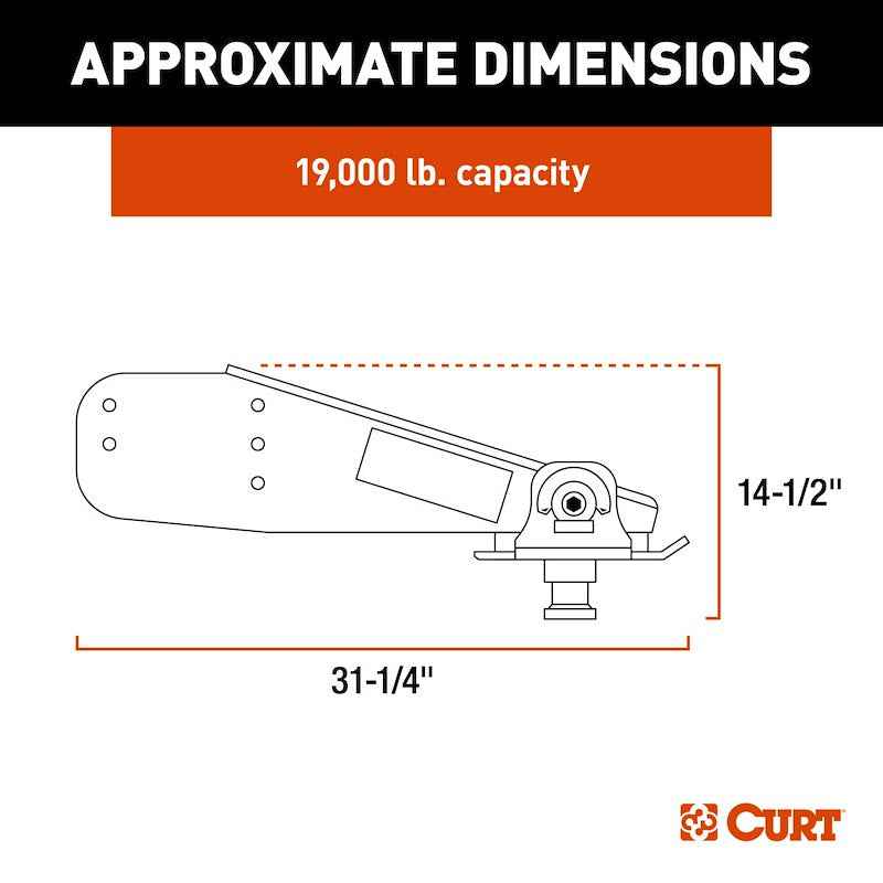 Lippert Components 176440 Lippert Rota-Flex Fifth Wheel Pin Box , 19000 lb King Pin – image 4