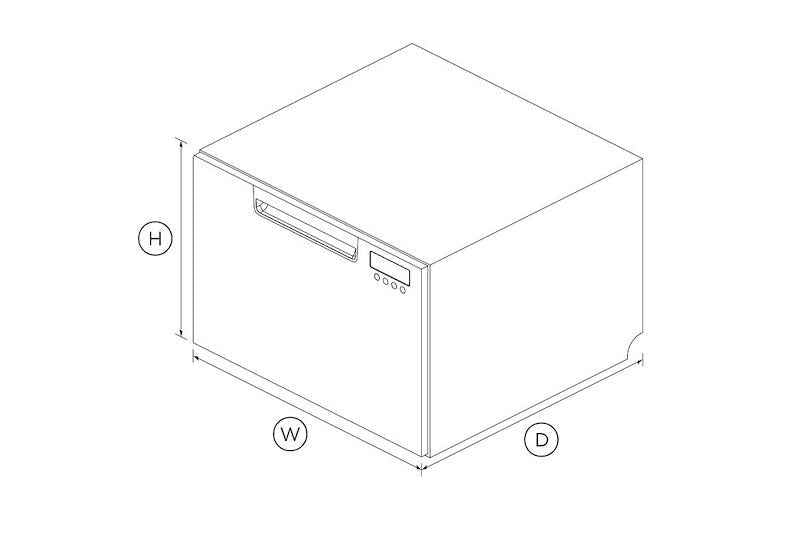 Splendide DD24SAX9 N VESTA RV & Marine Under-Counter Dishwasher, 6 Place Settings – image 3