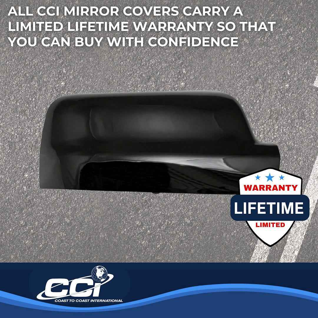 Coast To Coast MC67535BK Ram Painted Upper-Half Mirror Trim Set