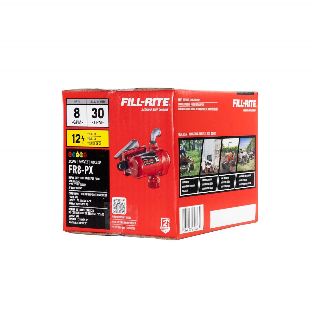 Fill-Rite Fr8-Px DC Liquid-Transfer Pump with Nozzle