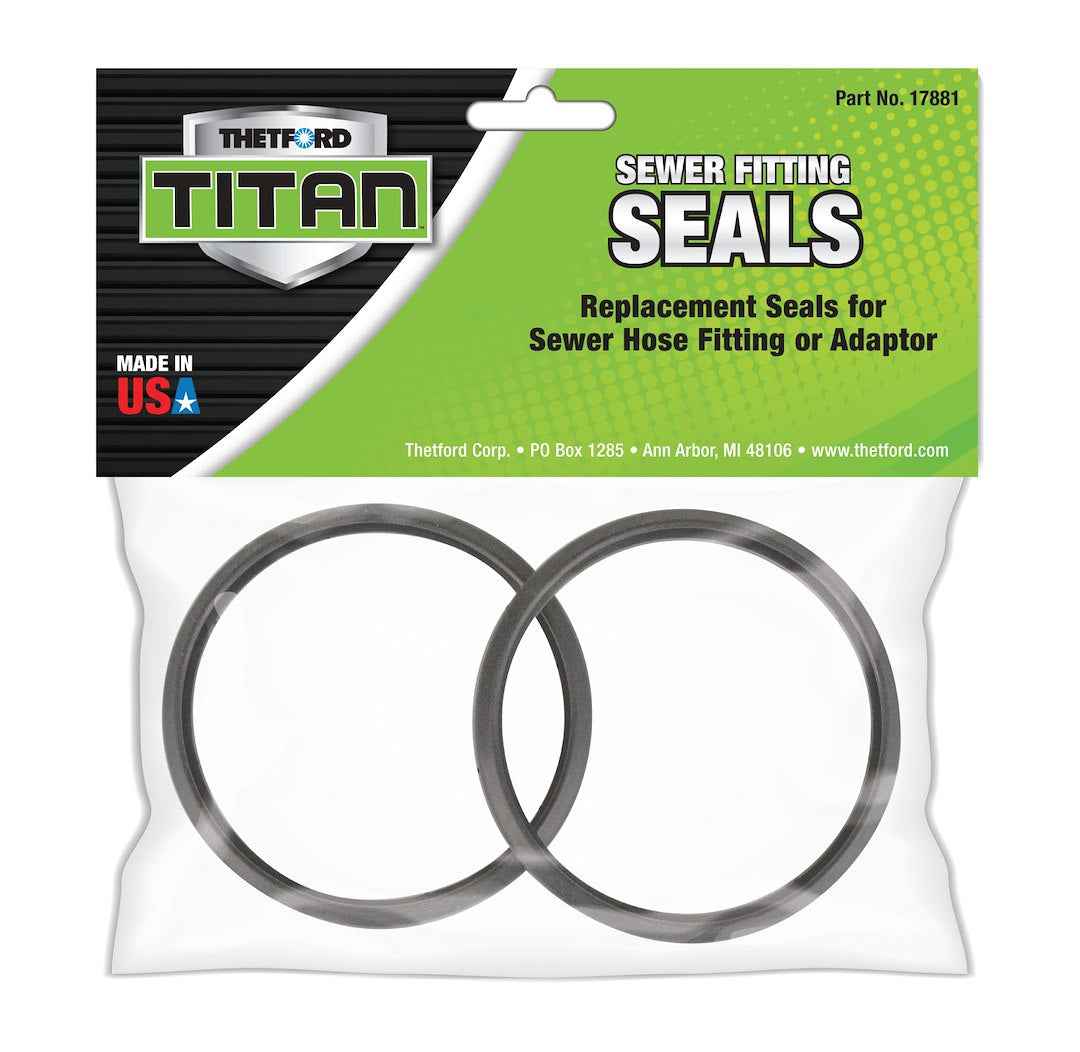Thetford/ Norcold 50332 Plastic ExtendGrip Straight-Fitting Seals, Pair
