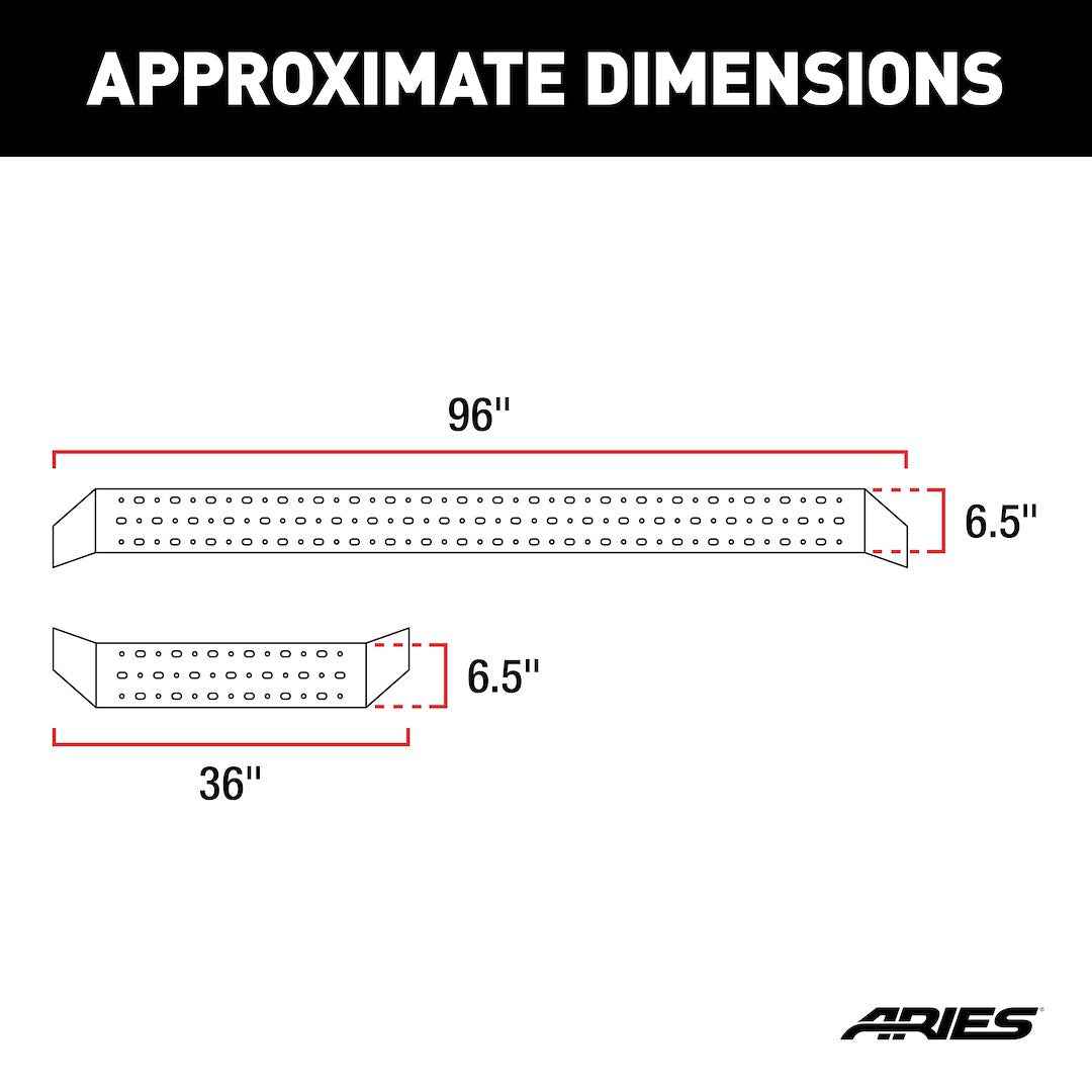 Aries C3696 RidgeStep Board Component, 36/96-Inch