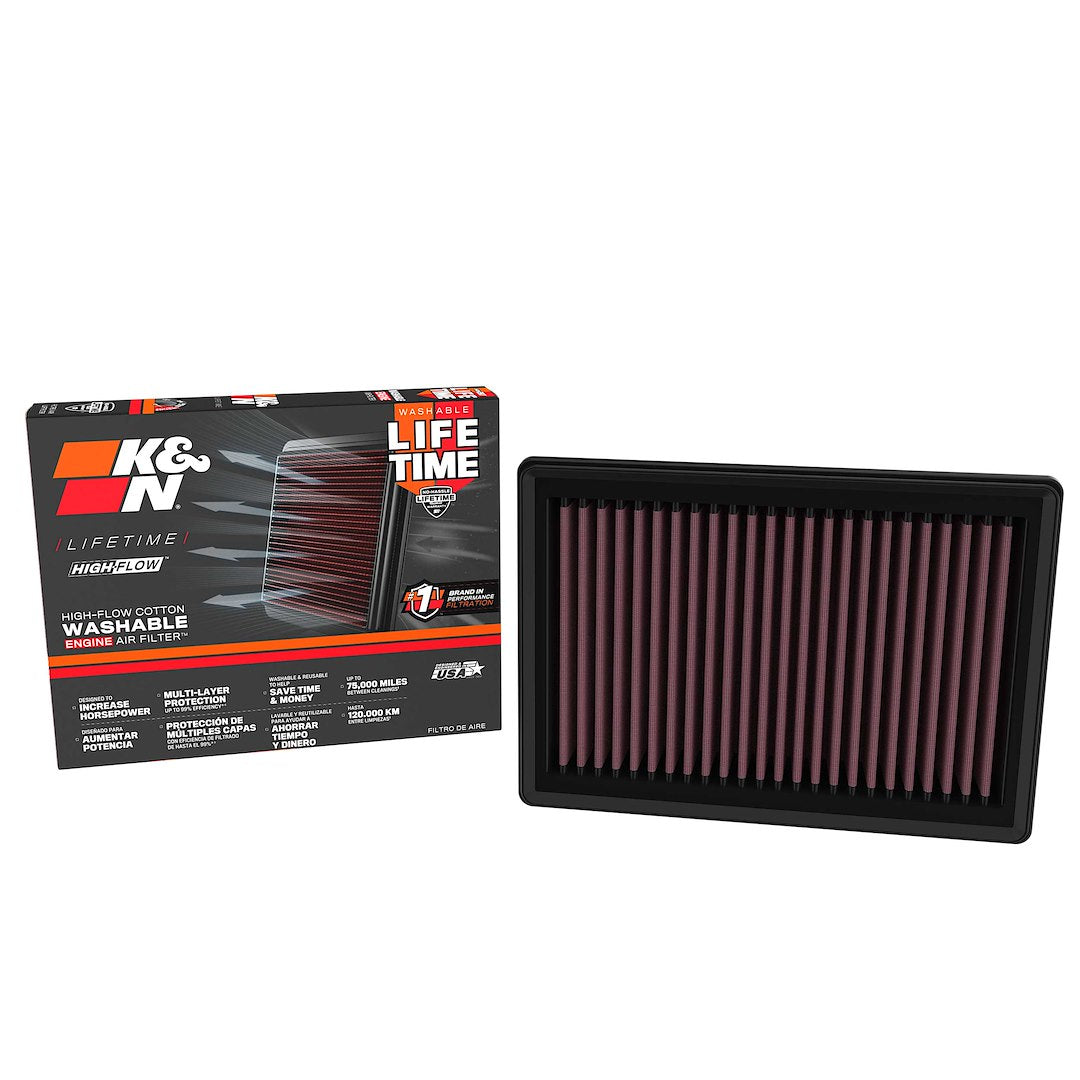 K&N 33-5153 High-Flow Drop-In Intake Filter