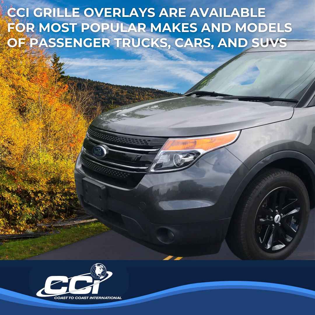 Coast To Coast GI91BLK Explorer Gloss-Black Grille Overlay