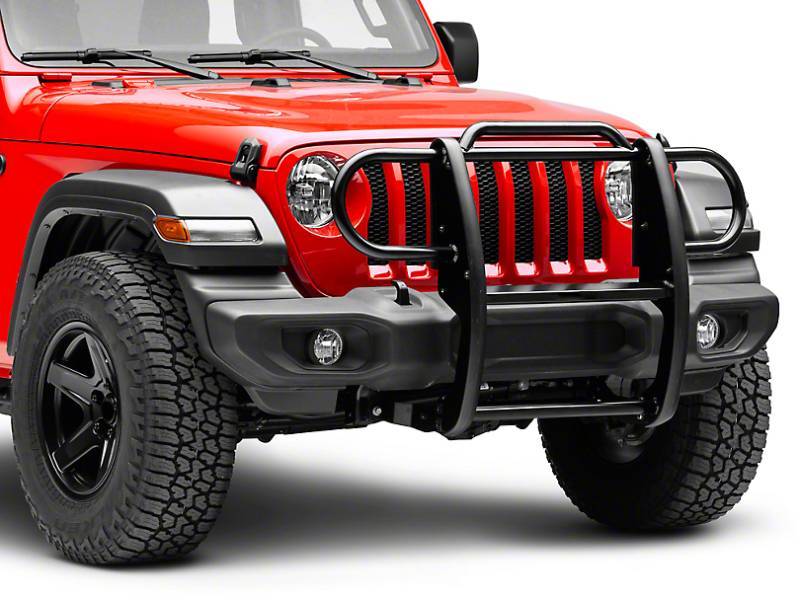 Black Horse Offroad 17JPJLMA Jeep Modular Black Steel Grille Protector - image 10