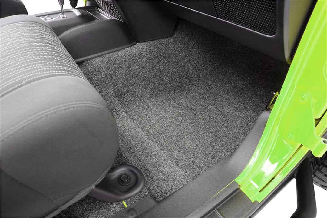 BedRug BRJL18F2 2-Door Wrangler JL Front Footwell Carpet Set
