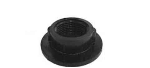 Icon 12792 Black Female-Thread Spin-Weld Tank Connector