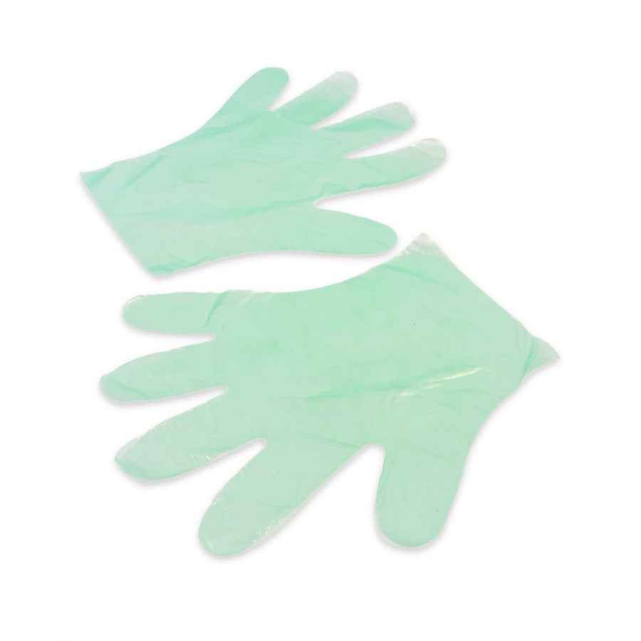Camco 40285 Green Disposable Sanitation Gloves, 100-Count