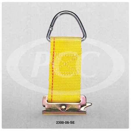 Pacific Cargo 230006SE Yellow 2-Inch Cargo Rope Tie-Off Adapter