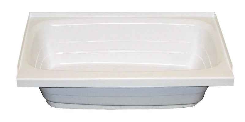 Lippert Components 209658 Lippert Better Bath 24" x 36" RV Bathtub, Right Hand Drain – image 2