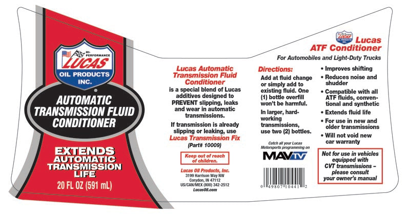 Lucas Oil 10441 ATF Treatment Additive