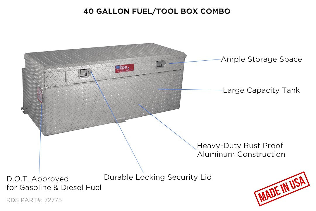 Rds Tanks 72775 Auxiliary Fuel Tank - image 3