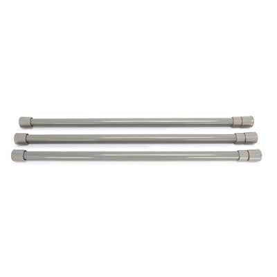 Camco 44055 Gray 16–28-Inch Refrigerator Bars, Three-Pack