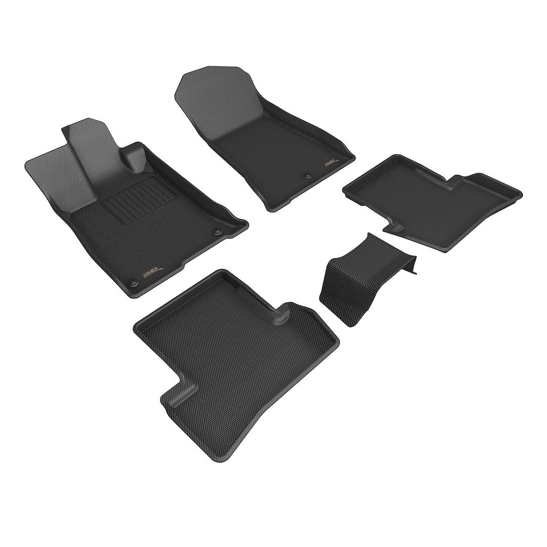 3D Mats L1AC019015 TLX AWD/FWD KAGU Black 5-Piece Mats - image 1