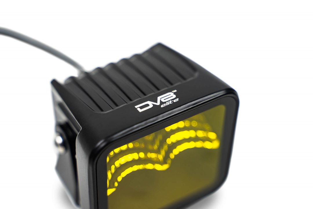 DV8 Offroad BE3EW40W-A Elite Amber Driving/Fog Pod