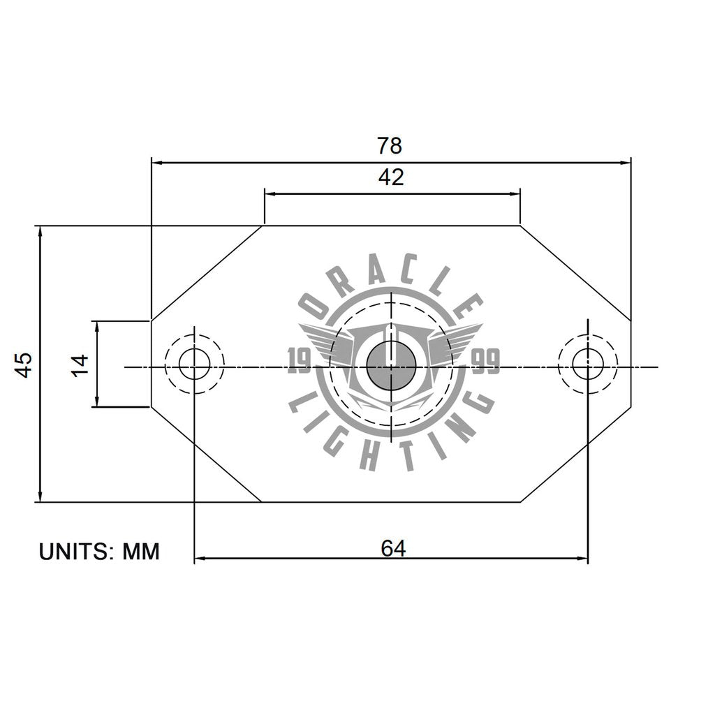 Oracle Lighting 5848-504 Magnetic Adapter for Rock Lighting