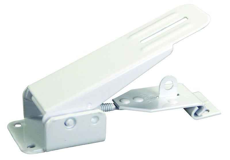 JR Products 10845 White Folding-Camper Lockable Latch/Catch