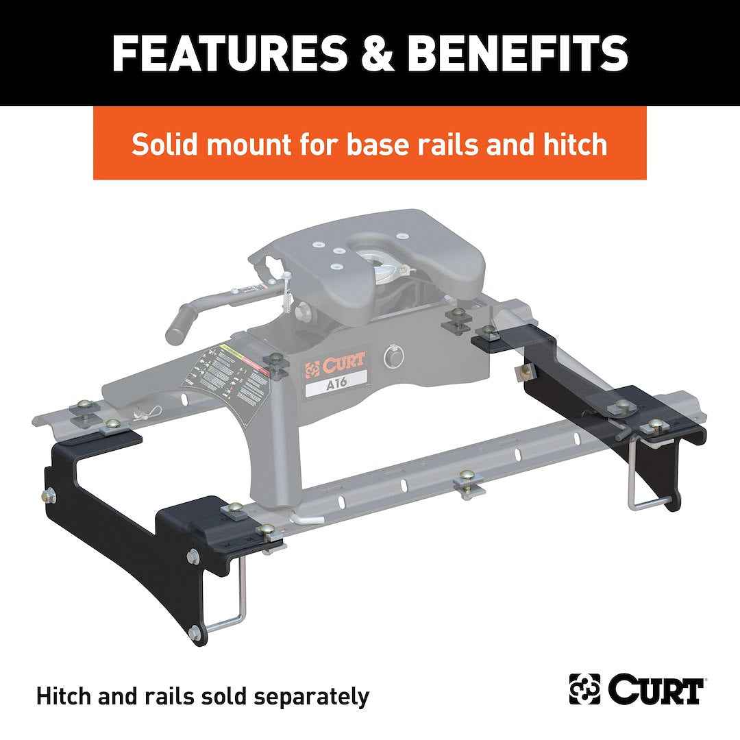 CURT 5th-Wheel Brackets - Chevrolet Silverado 2500 HD – 16429