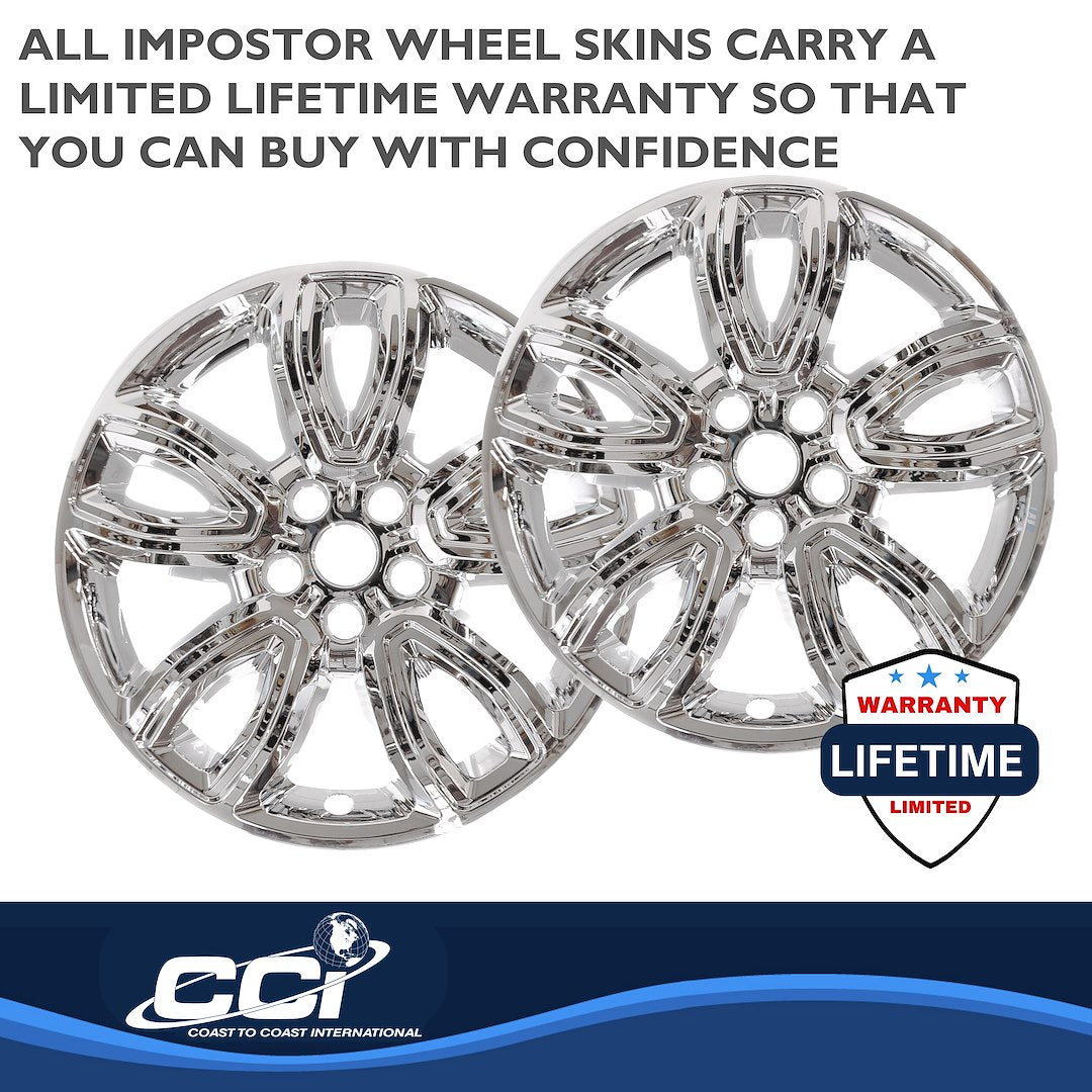 Coast To Coast IMP468X Explorer 18-Inch Chrome Snap-On Skins - image 3