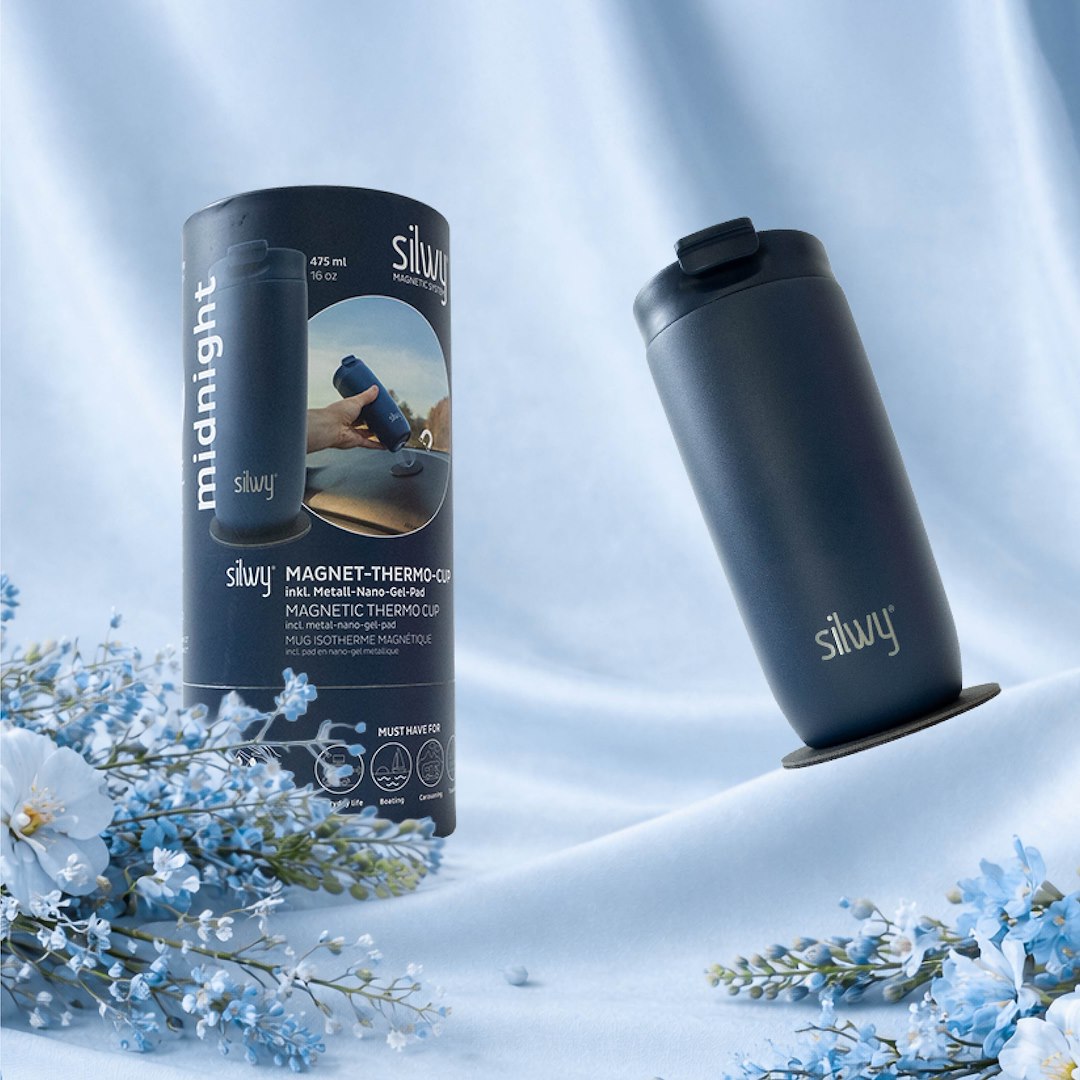 Silwy Magnetic Sy-Tc-Mi Magnetic Travel Mug and Pad