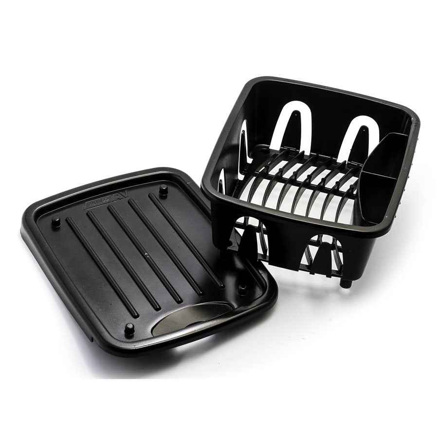 Camco 43512 11.69-Inch RV Dish Rack with Snap-On Tray